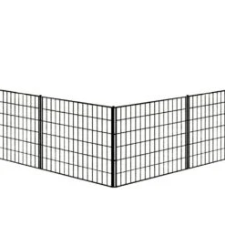 Garden Fencing Animal Barrier 26 In. Tall Rustproof Metal Wire No Dig Decorative Dog Fence For Yard And Patio