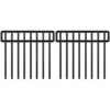 Animal Barrier Fence 13 In. Metal Garden Edging Fence Border No Dig Fencing For Dogs Rabbits 20 Ft. L 14-Pack -Dewalt Tools Shop black justincity garden fencing 142ph03328d 64 1000