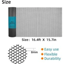 Pet & Garden Safeguard 3.7 In. Black Plastic Netting Multi-Use Decorative Fencing For Poultry Dogs Rabbits Chicken Snake -Dewalt Tools Shop black justincity garden fencing 157ph03328d 4f 1000