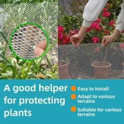 Pet & Garden Safeguard 3.7 In. Black Plastic Netting Multi-Use Decorative Fencing For Poultry Dogs Rabbits Chicken Snake -Dewalt Tools Shop black justincity garden fencing 157ph03328d 76 1000