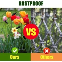 Metal Decorative 19.5 In. Wrought Iron Garden Fence Border No Dig Rustproof Landscape Fencing For Yard Black 10 Panels -Dewalt Tools Shop black justincity garden fencing 264ph03328d fa 1000