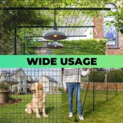 50ft L X 0. 05in W X 48in H Metal Wire Mesh, PVC Coated Garden Border Fencing Roll Vinyl Coating Black -Dewalt Tools Shop black moepisy garden fencing 0cxjc14g2 fa 1000