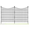 N/A 32 In. H X 23.6 Ft. Rustproof Metal No Dig Dog Garden Fence For Outdoor Fencing Stakes (10 Panels) -Dewalt Tools Shop black n a garden fencing ogsa04 1008 64 1000