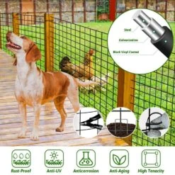 N/A 24 In. X 59 Ft. PVC Coated Welded Wire Fence Metal Garden Border Fencing Roll Vinyl Coating For Plant Protection -Dewalt Tools Shop black n a garden fencing ogsa05127 44 1000