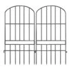 1 Ft. L X 25 In. H Metal Fencing Posts Arched Rustproof Garden For Patio, Black (10-Pack) 2 1 Ft. L X 25 In. H Metal Fencing Posts Arched Rustproof Garden For Patio, Black (10-Pack) -Dewalt Tools Shop black nvnoo metal fence posts 1h6g3c0y 64 1000
