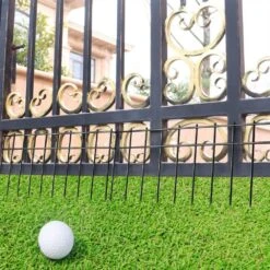 1.67 Ft. L X 10 In. H Metal Fencing Posts Rustproof Animal For For Outdoor Yard Patio Lawn, Black (10-Pack) -Dewalt Tools Shop black nvnoo metal fence posts 4j9i3z2g 40 1000