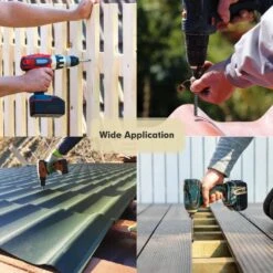 8 In. Black Heavy Duty Rust Resistant Corner Metal Fence Posts Screws For Fencing Wood Lag (50-Pack) -Dewalt Tools Shop black nvnoo metal fence posts 8p6u3h5g c3 1000