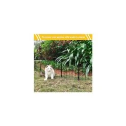 0.2 In. X 13.2 In. X 1.83 Ft. Metal Fencing Posts Arched Rustproof Garden For Outdoor Yard Patio Lawn, Black (5-Pack)﻿﻿ -Dewalt Tools Shop black nvnoo metal fence posts 9m3u0c7f 31 1000