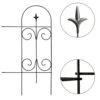 32 In. Metal Garden Fence, No Dig Fence Rustproof Wrought Iron Landscape Fencing For Flower Bed And Yard (14-Pack) -Dewalt Tools Shop black ogetfuur garden fencing ze9s 4d6 64 1000