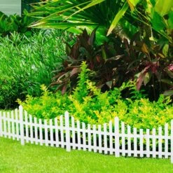22.6 In. X 13.2 In. Plastic Fencing, Set Of 12. White -Dewalt Tools Shop black oumilen garden fencing hd 316 wela fa 1000