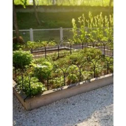 Decorative 20-Pack, 12.8 Ft. L X 22 In. H, Rustproof Metal Garden Fence No Dig Fencing Border -Dewalt Tools Shop black oumilen garden fencing hd 637 wela 44 1000