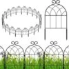 Decorative 20-Pack, 12.8 Ft. L X 22 In. H, Rustproof Metal Garden Fence No Dig Fencing Border -Dewalt Tools Shop black oumilen garden fencing hd 637 wela 64 1000