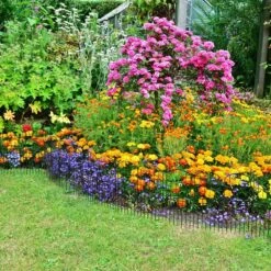 Animal Barrier Fencing 10-Pack, 29 In. H X 10 Ft. L Rustproof Metal Garden Fence No Dig -Dewalt Tools Shop black oumilen garden fencing hd 639 wela 44 1000