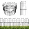 Animal Barrier Fencing 10-Pack, 29 In. H X 10 Ft. L Rustproof Metal Garden Fence No Dig -Dewalt Tools Shop black oumilen garden fencing hd 639 wela 64 1000