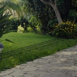 Animal Barrier Fencing 10-Pack, 29 In. H X 10 Ft. L Rustproof Metal Garden Fence No Dig -Dewalt Tools Shop black oumilen garden fencing hd 639 wela 76 1000