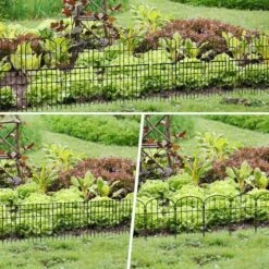 Animal Barrier Fencing 15-Pack, 29 In. H X 20 Ft. L Rustproof Metal Garden Fence No Dig -Dewalt Tools Shop black oumilen garden fencing hd 640 wela 1f 1000