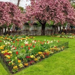 Animal Barrier Fencing 15-Pack, 29 In. H X 20 Ft. L Rustproof Metal Garden Fence No Dig -Dewalt Tools Shop black oumilen garden fencing hd 640 wela 76 1000