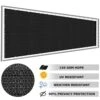 5 Ft. X 50 Ft. Privacy Screen Fence Heavy-Duty Protective Covering Mesh Fencing For Patio Lawn Garden Balcony Black
