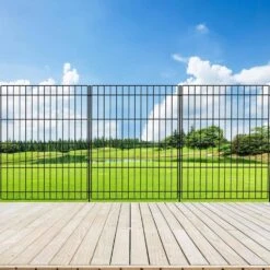 Decorative 30 In. Metal Garden Fence 6 Panels 11. 8 Ft. Rustproof No Dig Animal Barrier Fencing For Yard Patio -Dewalt Tools Shop black oyezvary garden fencing 28csa05126 66 1000