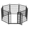 Decorative 32 In. Heavy Duty Iron Garden Fence With Gate 8 Panels Total 17.7 Ft. For Yard Indoor Outdoor Pet Fencing -Dewalt Tools Shop black oyezvary garden fencing 28csa05127 64 1000