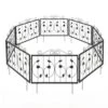 15.3 Ft. L X 23.5 In. H Metal Decorative Garden Fence, 8x Rustproof Fencing Animal Barrier Flexible Shape Adjustments -Dewalt Tools Shop black oyezvary garden fencing 28csa11 4449 64 1000