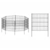28 In. Black Metal Garden Fence Dog Fence Animal Barrier No Dig Fencing For Yard Flower Bed Lawn Patio 8 Panels 9-Stakes -Dewalt Tools Shop black oyezvary garden fencing 28csa11114 64 1000