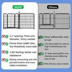 32 In. Metal Black Heavy Duty Garden Fence W/ Gate And Panels For Outdoor Yard, Temporary Fencing 26.6 Ft. Total Length 11 32 In. Metal Black Heavy Duty Garden Fence W/ Gate And Panels For Outdoor Yard, Temporary Fencing 26.6 Ft. Total Length -Dewalt Tools Shop black oyezvary garden fencing 28csa11127 4f 1000