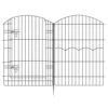 38 In. Height Metal Decorative Garden Fence 12 Panels No Dig Animal Barrier Fencing With Gate Rustproof Wire Border -Dewalt Tools Shop black oyezvary garden fencing 28csa11146 64 1000
