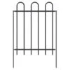 30 In. Metal Garden Fence No Dig Border Yard Fencing Dog Barrier For Flower Bed Lawn And Patio 8 Panels 9 Stakes Black -Dewalt Tools Shop black oyezvary garden fencing 28csa11184 64 1000