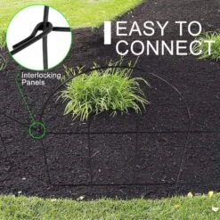 18 In. Rustproof Metal Garden Fence Small Animal Barrier 50ft Decorative Fencing Outdoor Landscape Panel 35 Pack -Dewalt Tools Shop black oyezvary garden fencing 28csa11198 1f 1000