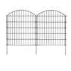 32 In. Metal Decorative Garden Fence No Dig Animal Barrier Rustproof Wire Fencing Panel Border For Patio, 5 Pack -Dewalt Tools Shop black oyezvary garden fencing 28csa11203 64 1000