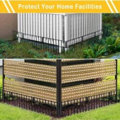 1.26 In. Gap Rustproof Metal Wire Animal Barrier Garden Fence 10 Piece No Dig Decorative Fencing For Rabbits And Dogs -Dewalt Tools Shop black oyezvary garden fencing 28csa11213 66 1000