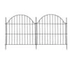 24 In. Metal Decorative Garden Fence 10 Panels No Dig Rustproof Wire Dog Rabbit Border Outdoor Yard Fencing -Dewalt Tools Shop black oyezvary garden fencing 28csa11229 64 1000