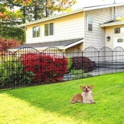 40 Inch Metal Garden Fence No Dig Rustproof Animal Barrier Fencing For Dogs Rabbits Yard Patio 5 Panels 11.6 Ft. -Dewalt Tools Shop black oyezvary garden fencing 28csa11232 fa 1000