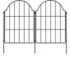 21 In. Rustproof Metal Garden Fence Animal Barrier For Dogs And Rabbits, Arched Fencing For Yard And Garden Beds -Dewalt Tools Shop black oyezvary garden fencing 28csa11253 64 1000