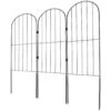 13 In. L X 24 In. H Garden Fence, Animal Barrier, Underground Decorative Garden Fencing With 2in. Spike Spacing, 28-Pack -Dewalt Tools Shop black phewnyzo garden fencing 28e005sa11 4 64 1000
