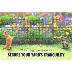 12ft. L X 36.6in. H Garden Fence, Animal Barrier, Underground Decorative Garden Fencing With 2.5in. Spike Spacing, Black 22 12ft. L X 36.6in. H Garden Fence, Animal Barrier, Underground Decorative Garden Fencing With 2.5in. Spike Spacing, Black -Dewalt Tools Shop black phewnyzo garden fencing 28e013sa11 4 76 1000