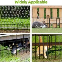 13 In. Metal Garden Fence 30-Panels No Dig Animal Barrier Rabbit Fencing 13 13 In. Metal Garden Fence 30-Panels No Dig Animal Barrier Rabbit Fencing -Dewalt Tools Shop black phewnyzo garden fencing 28e456sa17 fa 1000
