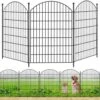 40 In. H X 12 Ft. L No-Dig Garden Fence , 5-Pack Metal Animal Barrier With Arched Design - Rustproof Fencing -Dewalt Tools Shop black primehome garden fencing hd vank df 13 64 1000