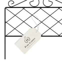 16.5 In. Metal Decorative Azalea Garden Fencing (Set Of 5) -Dewalt Tools Shop black pure garden garden fencing hw155059 44 1000