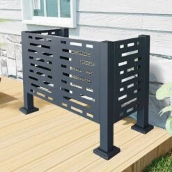 3 Ft X 2 Ft Metal Garden Fencing Air Conditioner Fence For Outdoors, Privacy Fence -Dewalt Tools Shop black storhaus garden fencing ma250331p199944 4f 1000