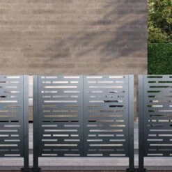 4 Ft. X 2 Ft. X 4 Ft. Galvanized Steel Garden Fencing Air Conditioner Fence For Outdoor Units, Privacy Fence -Dewalt Tools Shop black storhaus garden fencing ma250402p192890 76 1000