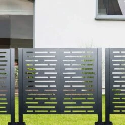 3.5 Ft. X 3.5 Ft. X 3.8 Ft. Galvanized Steel Garden Fencing Air Conditioner Fence For Outdoors, Privacy Fence -Dewalt Tools Shop black storhaus garden fencing ma250402p192891 76 1000