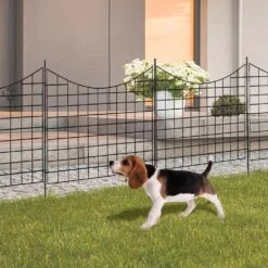 Garden Fence, 36. 6 In. (H) X 12 Ft. (L) Animal Barrier Fence, Decorative Metal Fencing With 2.5 In. Spike Spacing -Dewalt Tools Shop black svopes garden fencing jswl385295inrni2vv0 sv1018 31 1000