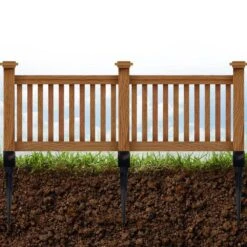 4 In. X 4 In. X 32 In. Metal Fencing Post Anchor For Patio Yard, Black (4-Pack) -Dewalt Tools Shop black t posts u posts 8b4t2j3n c3 1000