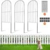 Garden Fence No Dig Fence 24 In. H X 13 In. L Animal Barrier Fence Garden Fencing With 2 In. Spike Spacing, (10-Pack) -Dewalt Tools Shop black vevor garden fencing jswl2413incho06vpv0 64 1000