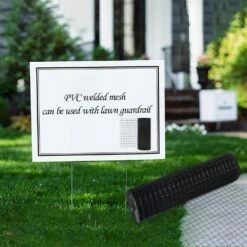 24 In. X 100 Ft. Black Vinyl-Coated, 21-Gauge PVC Hardware Cloth-Ideal For Poultry Enclosures, Garden Fencing, And Plant -Dewalt Tools Shop black wtvwtv garden fencing h 52 77 1000