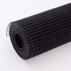 24 In. X 100 Ft. Black Vinyl-Coated, 21-Gauge PVC Hardware Cloth-Ideal For Poultry Enclosures, Garden Fencing, And Plant -Dewalt Tools Shop black wtvwtv garden fencing h 52 c3 1000