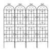 4-Pack 19.7 In. W X 86.7 In. H Black Metal Garden Trellis Garden Fencing For Climbing Plants Outdoor Patio Plant Trellis -Dewalt Tools Shop blacks garden trellises w1586 zt 81059 64 1000