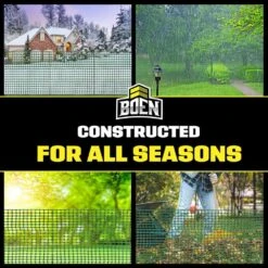 4 Ft. H X 100 Ft. W Green Plastic Safety Garden Netting Above Ground Barrier Snow Fence Temporary Fencing (Pack Of 2) -Dewalt Tools Shop boen snow fencing sf 41012 fa 1000